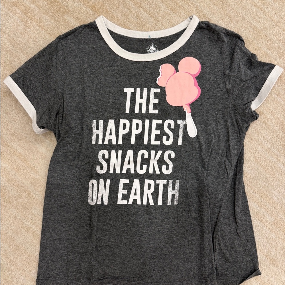 Disney Parks L Women’s 'The Happiest Snacks on Earth' Graphic Tee